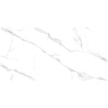 Базовая плита Буоно Керамика Marble 120х60 см белый лаппатированная SOVL4711S, Soft Perfect Statuario Satin, Buono Ceramica