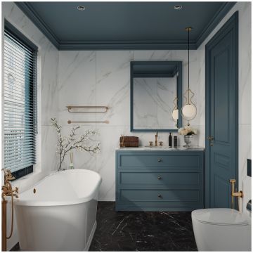 Базовая плита Буоно Керамика Marble 120х60 см белый рельефная MVL4414MA, Bright Statuario Sugar Carving, Buono Ceramica