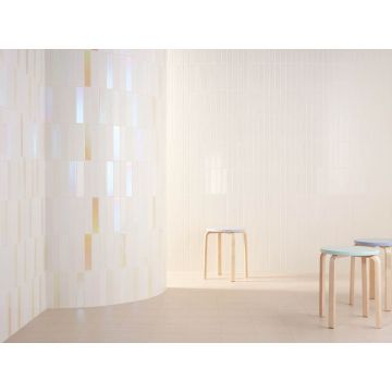 Плитка настенная 41zero42 (41зиро42) Spectre Cream Glossy 5x25 см, глянцевая