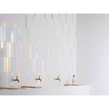 Плитка настенная 41zero42 (41зиро42) Spectre Milk Glossy 5x25 см, глянцевая