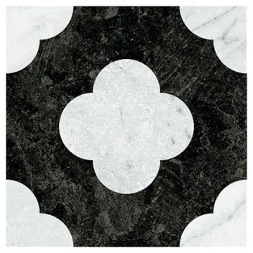 Базовая плита 41зеро42 Dandy 18,6х18,6 см черный, белый матовая 4101200, Pin Black White, 41zero42