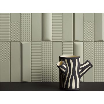 Плитка настенная 41zero42 (41зиро42) Biscuit Plain Salvia 5x20 см