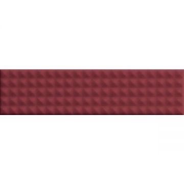 Плитка настенная 41zero42 (41зиро42) Biscuit Stud Bordeaux 5x20 см