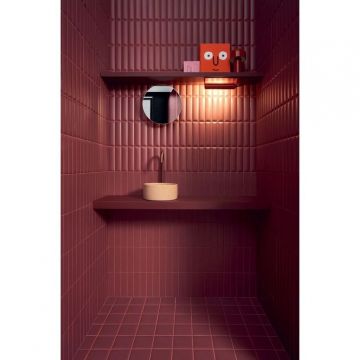 Плитка настенная 41zero42 (41зиро42) Biscuit Dune Bordeaux 5x20 см