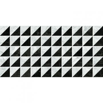 Керамогранит 41zero42 (41зиро42) Dandy Flag Black-White 18.6x18.6 см