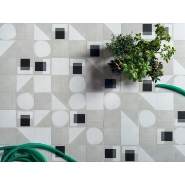 Керамогранит 41zero42 (41зиро42) Futura Drop White 15x15 см