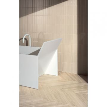 Плитка настенная 41zero42 (41зиро42) Italic Plain Bianco Lux 5x20 см