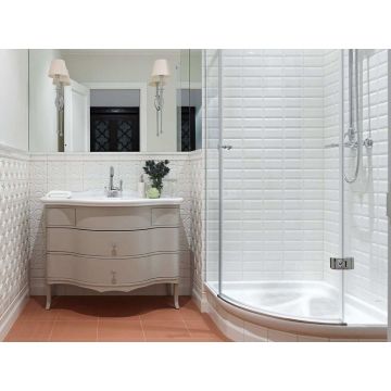 Бордюр Adex (Адекс) Neri Cornisa Clasica Blanco (Бланко) Z 7.5x15 см