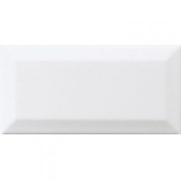 Настенная плитка Adex (Адекс) Neri Biselado Pb Blanco Z 7,5x15 см