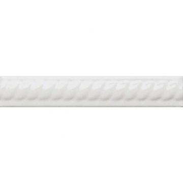 Бордюр Adex (Адекс) Neri Trenza PB Blanco (Бланко) Z 2.5x15 см