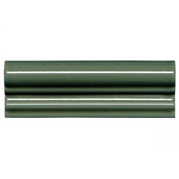 Бордюр Adex (Адекс) Modernista Moldura Italiana PB С/C Verde Oscuro 5x15 см