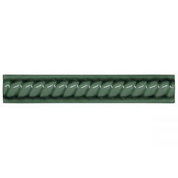 Бордюр Adex (Адекс) Modernista Trenza PB C/C Verde Oscuro 2,5х15 см