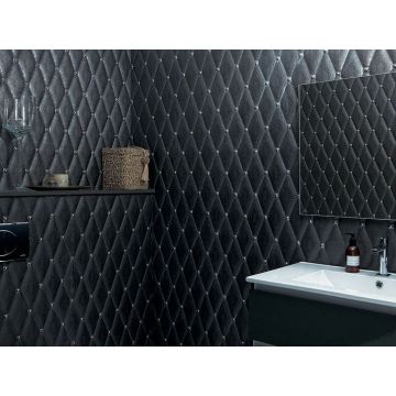 Вставка Adex (Адекс) Rombos Taco Esfera Negro 2х2 см