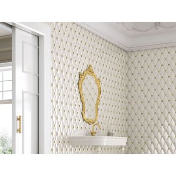 Плитка настенная Adex (Адекс) Rombos Rombo Acolchado Biscuit 10х20 см