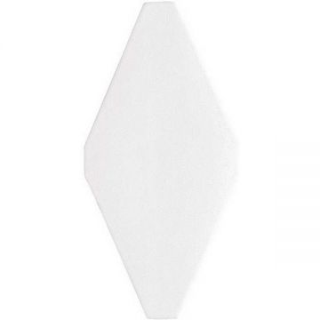 Плитка настенная Adex (Адекс) Rombos Rombo Liso Blanco (Бланко) 10х20 см