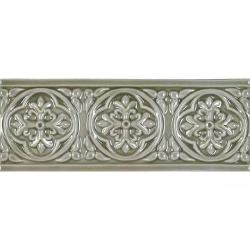Бордюр Adex (Адекс) Studio Relieve Palm Beach Eucalyptus 7.5x19.8 см