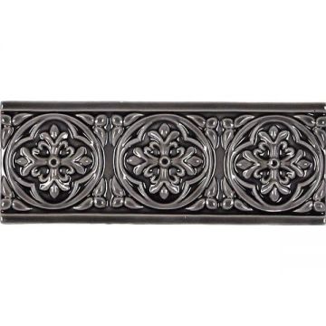 Бордюр Adex (Адекс) Studio Relieve Palm Beach Volcanico 7.5x19.8 см