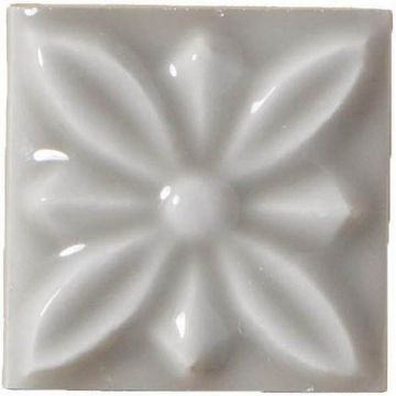 Вставка Adex (Адекс) Studio Taco Relieve Flor 1 Graystone 3x3 см