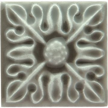 Вставка Adex (Адекс) Studio Taco Relieve Flor 2 Eucalyptus 3x3 см