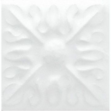 Вставка Adex (Адекс) Studio Taco Relieve Flor 2 Snow Cap 3x3 см