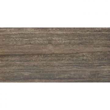 Керамогранит Rak Ceramics (Рак Керамикс) New Travertino Brown Polished Full Lappato GR A 60x120 см, лаппатированный