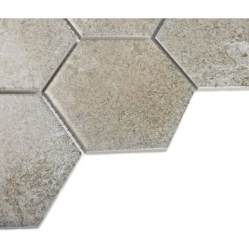 Мозаика Bonaparte (Бонапарт) Agate Grey Матовая 25.6x29.55 см (чип 9,5x10 см)