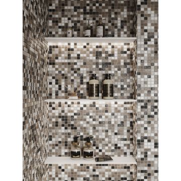 Мозаика Bonaparte (Бонапарт) Aspect Полуглянцевая 32.7x32.8 см (чип 2x2,1 см)