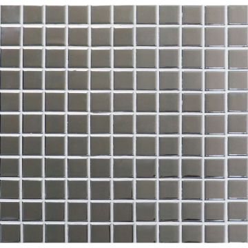 Мозаика Bonaparte (Бонапарт) Everest Silver Полированная 30.25x30.25 см (чип 2,5x2,5 см)