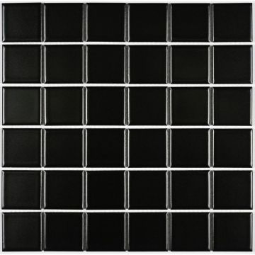 Мозаика Bonaparte (Бонапарт) Manila Black Матовая 30.6x30.6 см (чип 4,8x4,8 см)