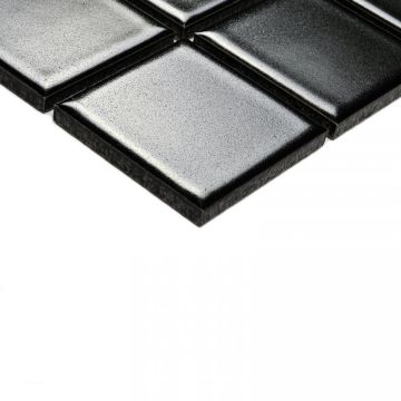 Мозаика Bonaparte (Бонапарт) Manila Black Матовая 30.6x30.6 см (чип 4,8x4,8 см)