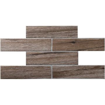 Мозаика Bonaparte (Бонапарт) Marmi Dark Матовая 25.2x48.6 см (чип 6x24 см)