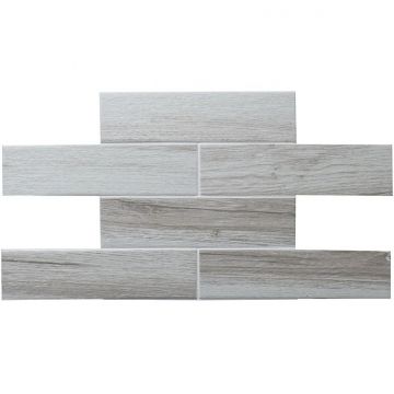 Мозаика Bonaparte (Бонапарт) Marmi Light 25.2x48.6 см (чип 6x24 см)