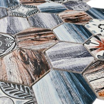 Мозаика Bonaparte (Бонапарт) Mumbai Матовая 27.1x28.1 см (чип 5,1x5,9 см)