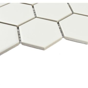 Мозаика Bonaparte (Бонапарт) Nakama white Матовая 28.1x32.5 см (чип 5,1x5,1 см)