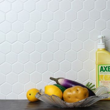 Мозаика Bonaparte (Бонапарт) Nakama white Матовая 28.1x32.5 см (чип 5,1x5,1 см)