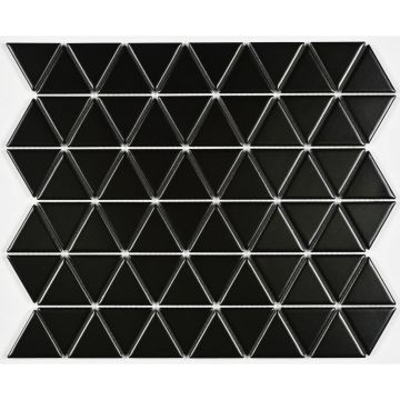 Мозаика Bonaparte (Бонапарт) Reno Black matt Матовая 25.2x29.1 см (чип 3,9x4,5 см)