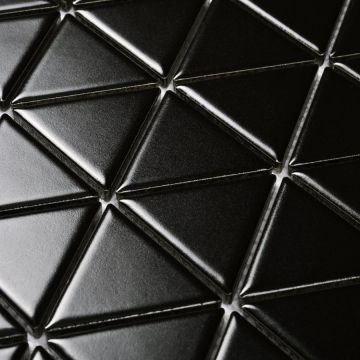 Мозаика Bonaparte (Бонапарт) Reno Black matt Матовая 25.2x29.1 см (чип 3,9x4,5 см)