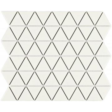 Мозаика Bonaparte (Бонапарт) Reno White matt Матовая 25.2x29.1 см (чип 3,9x4,5 см)