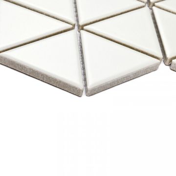 Мозаика Bonaparte (Бонапарт) Reno White matt Матовая 25.2x29.1 см (чип 3,9x4,5 см)