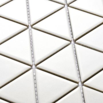 Мозаика Bonaparte (Бонапарт) Reno White matt Матовая 25.2x29.1 см (чип 3,9x4,5 см)