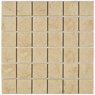 Мозаика Bonaparte (Бонапарт) Status Beige Матовая 30.3x30.3 см (чип 4,8x4,8 см)