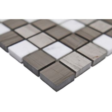 Мозаика Bonaparte (Бонапарт) Alamosa-20 Полированная 30.5x30.5 см (чип 2x2 см)