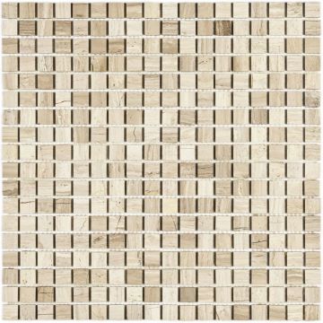 Мозаика Bonaparte (Бонапарт) Dunes-15 slim Полированная 30.5x30.5 см (чип 1,5x1,5 см)