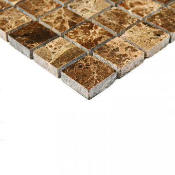 Мозаика Bonaparte (Бонапарт) Ferato-20 Полированная 30.5x30.5 см (чип 2x2 см)