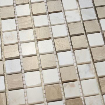 Мозаика Bonaparte (Бонапарт) Melange-15 Полированная 30.5x30.5 см