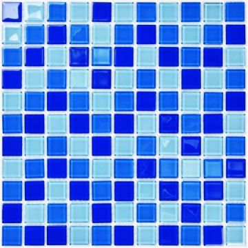 Мозаика Bonaparte (Бонапарт) Blue wave-2 Глянцевая 30x30 см (чип 2,5x2,5 см)