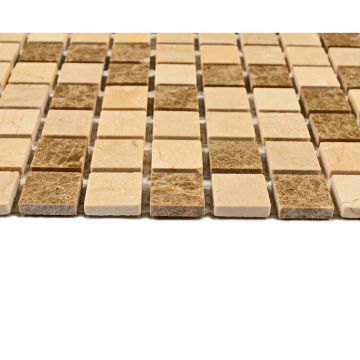 Мозаика Bonaparte (Бонапарт) Sevilla-15 slim Матовая 30.5x30.5 см (чип 1,5x1,5 см)