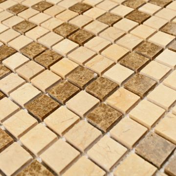 Мозаика Bonaparte (Бонапарт) Sevilla-15 slim Матовая 30.5x30.5 см (чип 1,5x1,5 см)