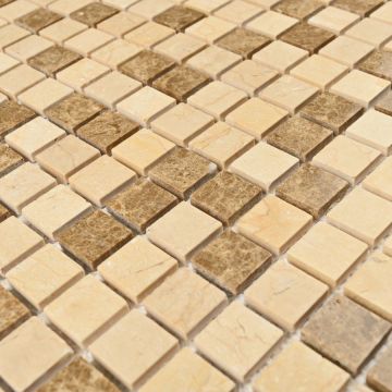 Мозаика Bonaparte (Бонапарт) Sevilla-15 slim Полированная 30.5x30.5 см (чип 1,5x1,5 см)