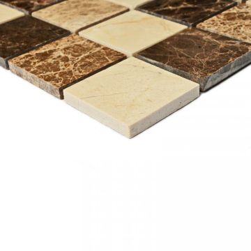 Мозаика Bonaparte (Бонапарт) Turin 48 Полированная 30.5x30.5 см (чип 4,8x4,8 см)